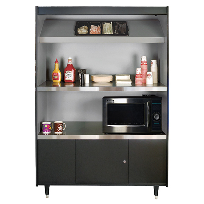 (image for) All State AS492-4-HT Condiment/Microwave Stand
